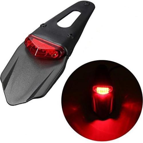 Luz de freno trasera LED roja TASWK para motocicletas