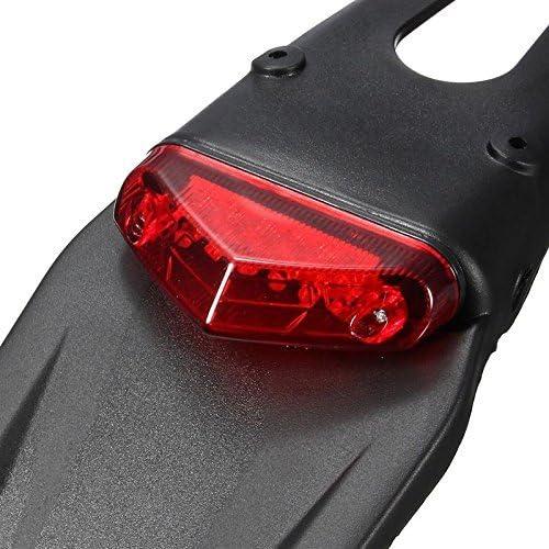 Luz de freno trasera LED roja TASWK para motocicletas
