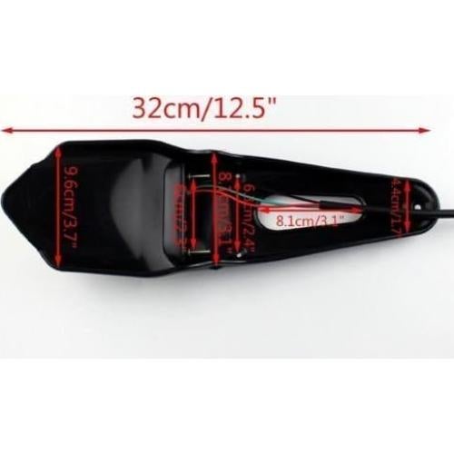 Luz de freno trasera LED roja TASWK para motocicletas