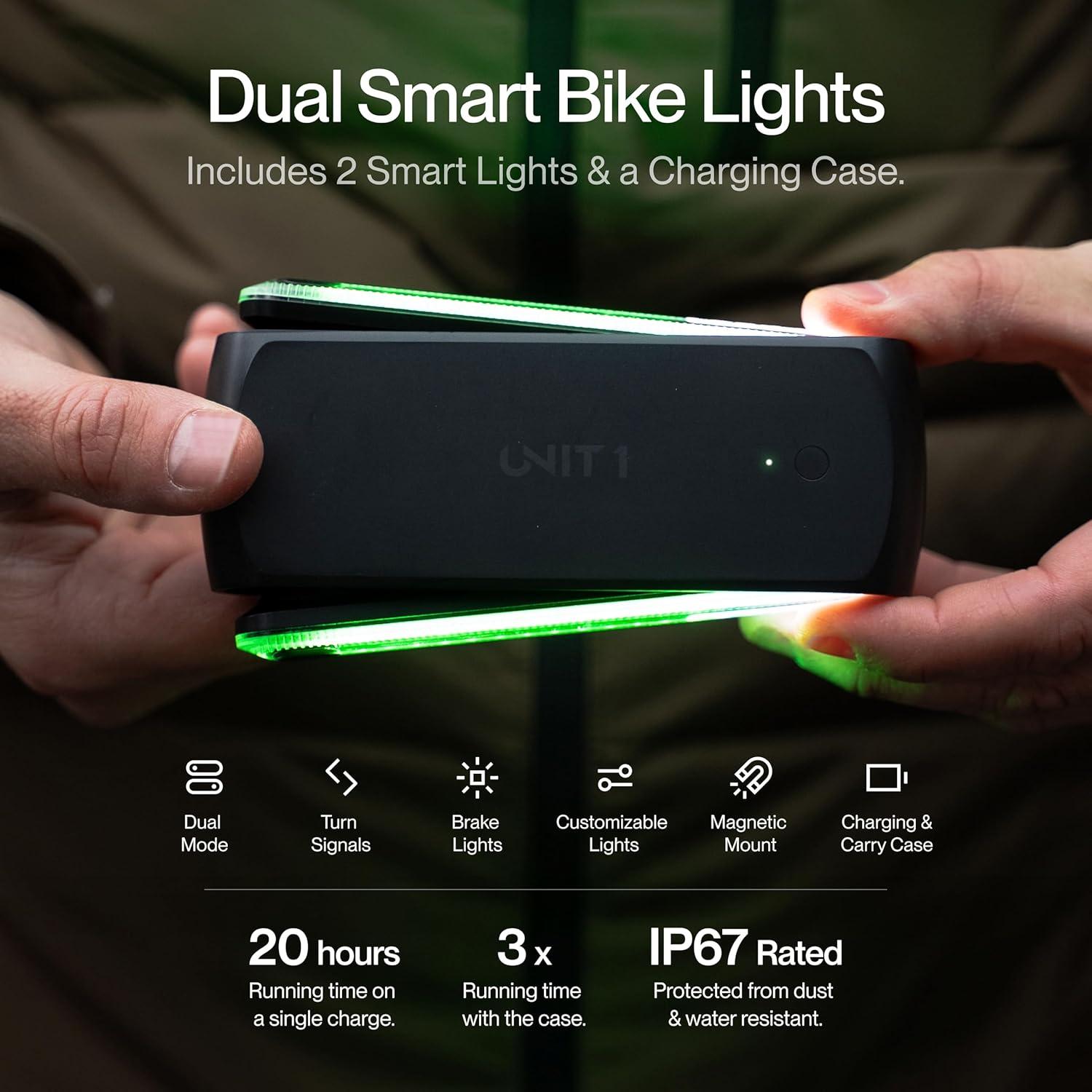 Luz Inteligente UNIT 1 Pro Dual | 2 Luces Recargables USB-C