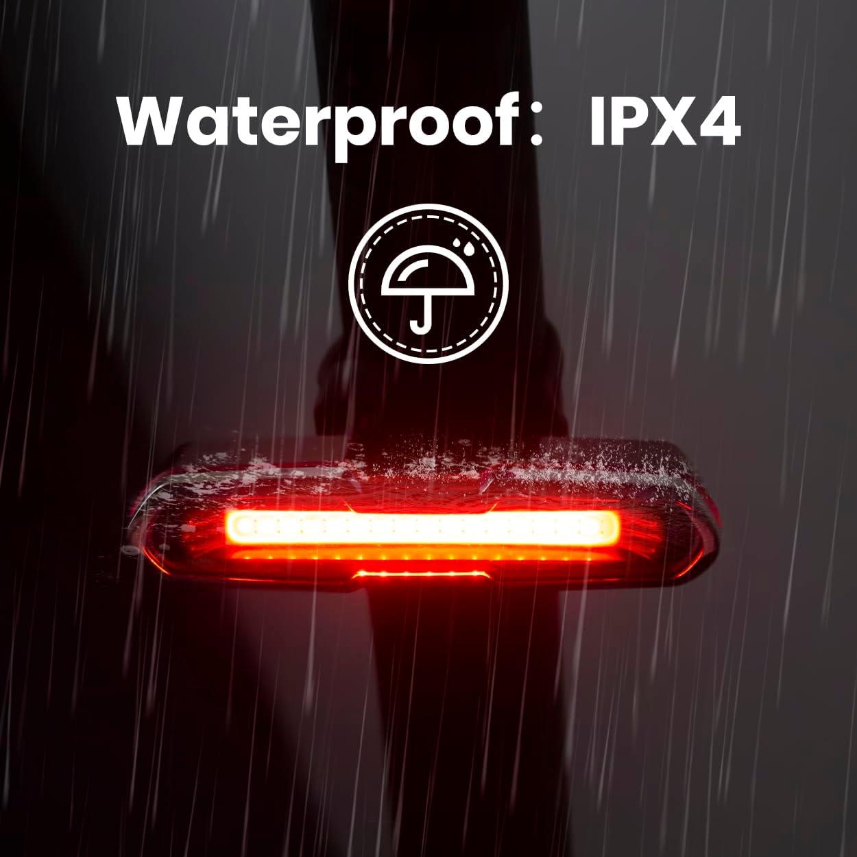 Luz Trasera de Bicicleta IWONDER PB001 Rojo-Azul 168 Lúmenes