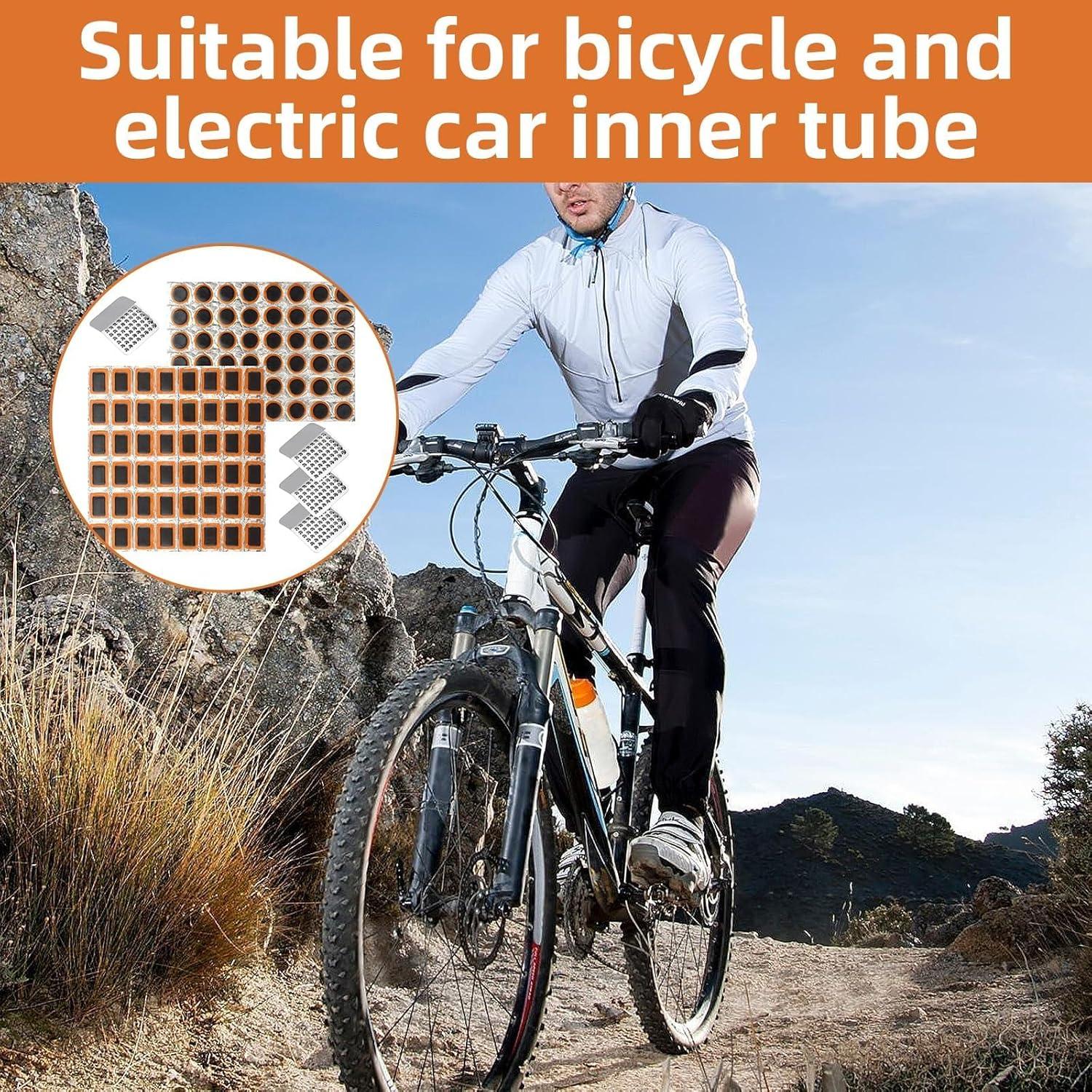 Kit de Parche para Tubo de Bicicleta Jaydear 100PCS Reparación