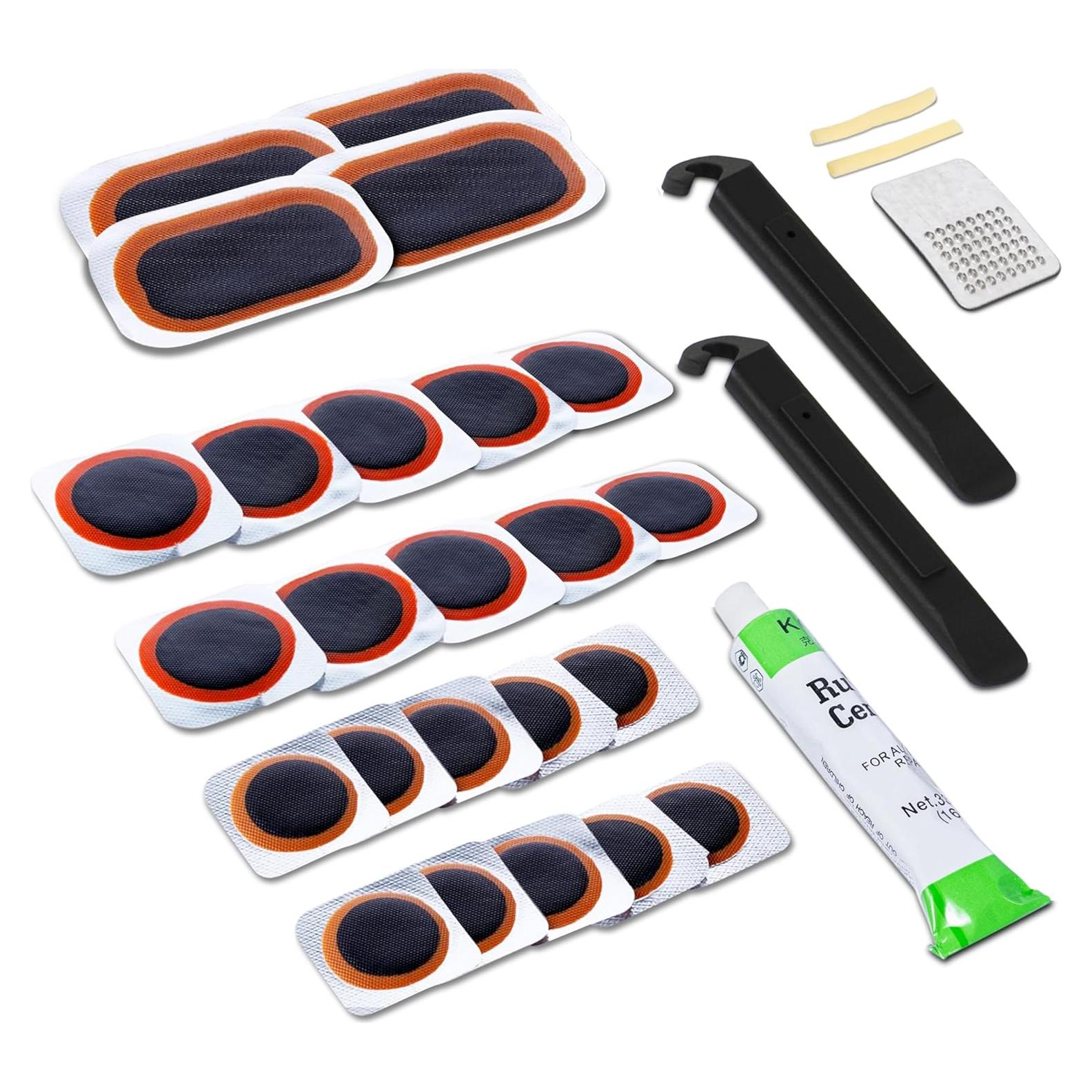 Kit de Parche para Bicicleta Mobi Lock - 24 Piezas, Reparación Rápida