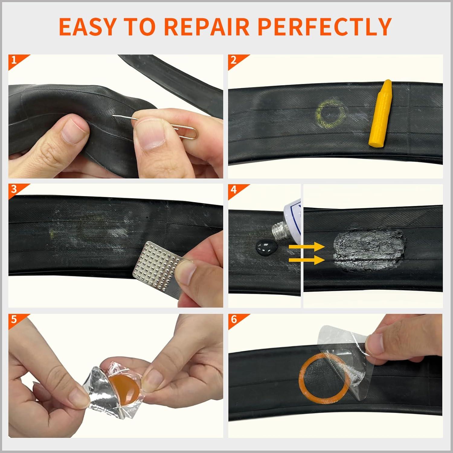 Kit de Parcheo PAX 15 Pcs para Cámara Interior - Reparación Neumáticos