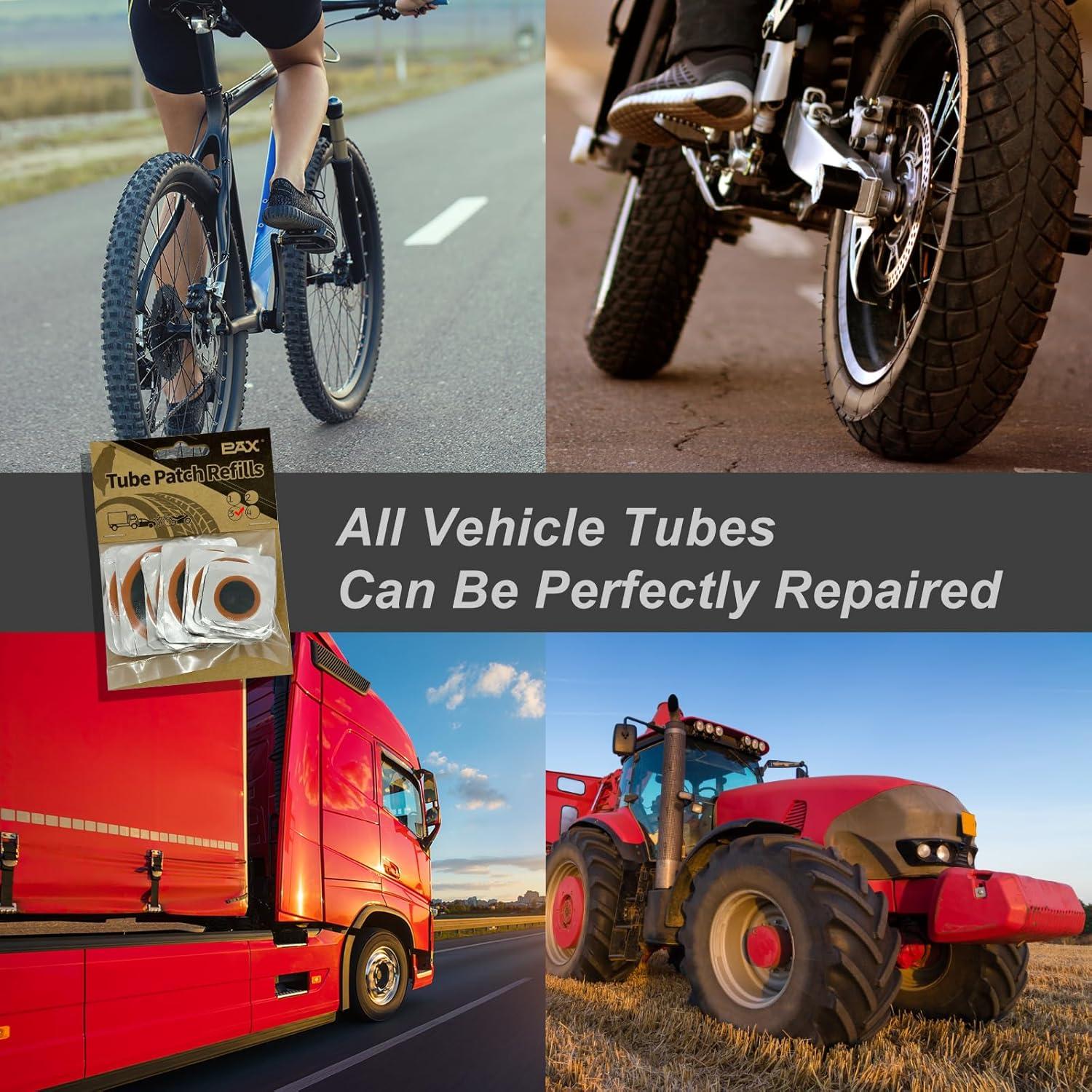 Kit de Parcheo PAX 15 Pcs para Cámara Interior - Reparación Neumáticos