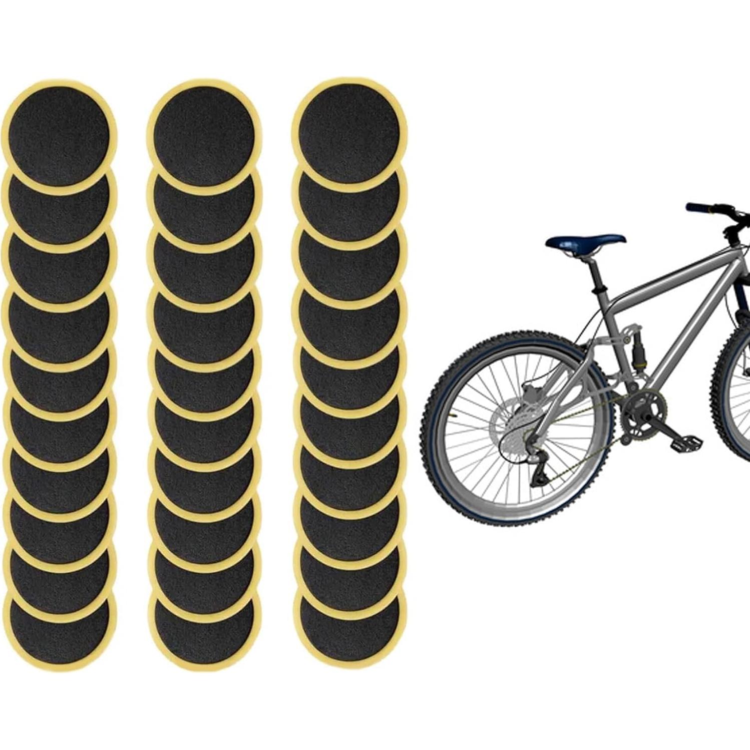Kit de Parches Autoadhesivos DPWOUM 30 Piezas para Bicicletas