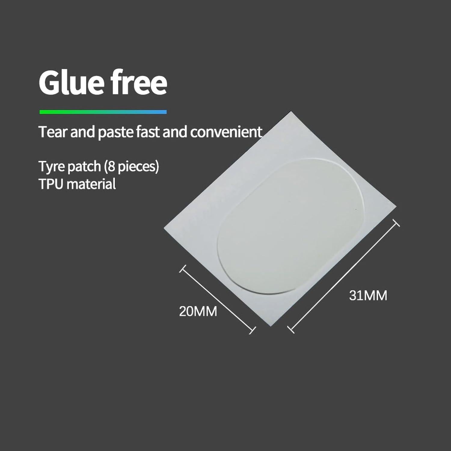 Kit de Parche para Neumáticos de Bicicleta CYCLAMI 8 Pcs