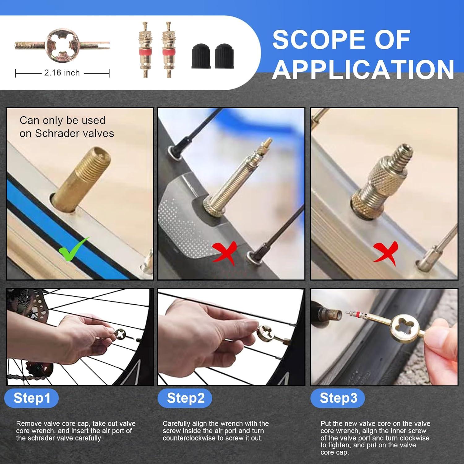 Kit de Herramientas para Bicicletas Pqzxrwnk 21 Pcs Multifuncional