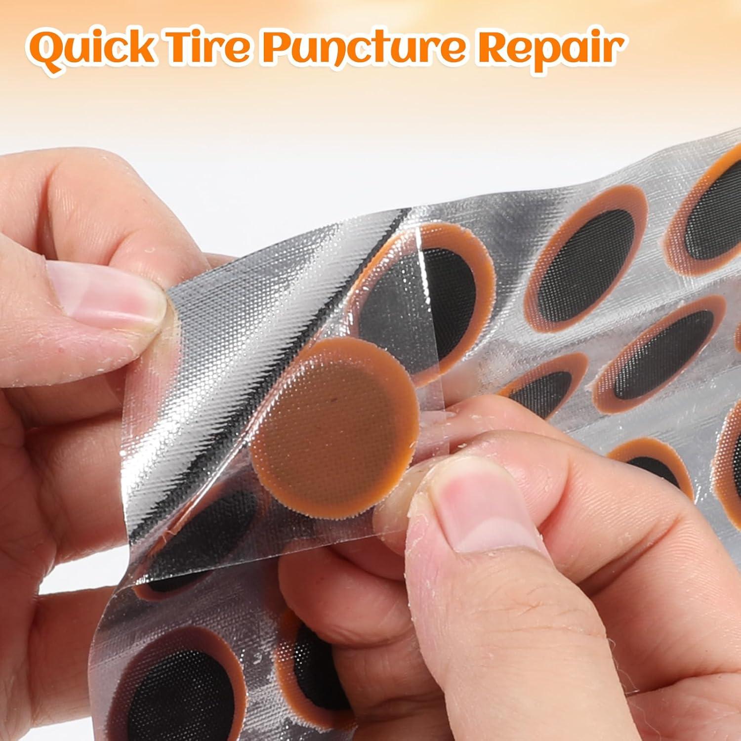 Kit de reparación de neumáticos de bicicleta Psyqtsuary 96 piezas