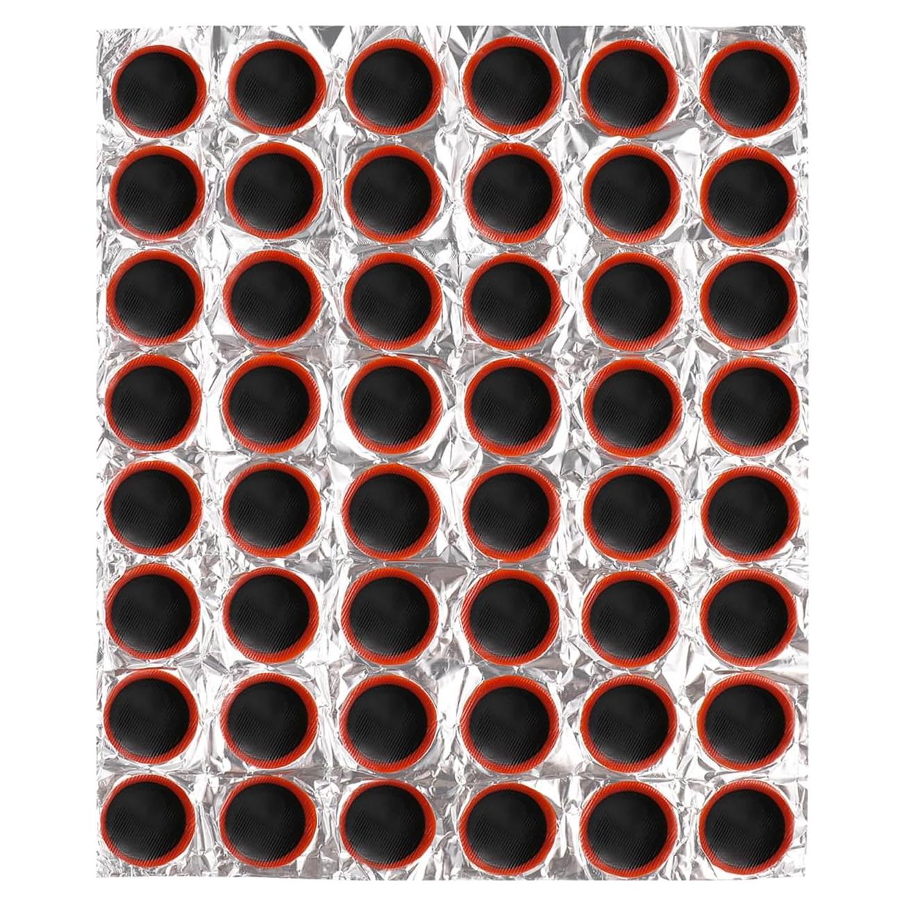 Kit de Parche de Goma VOSAREA 48 Piezas 30mm para Bicicleta