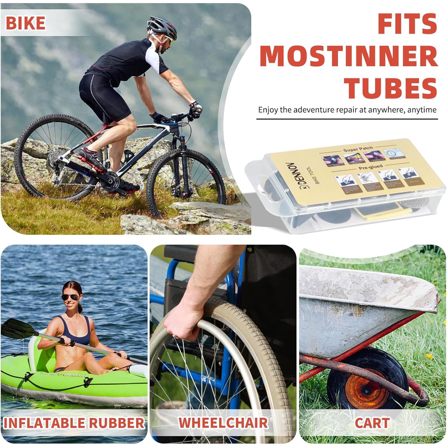 Kit de Reparación de Neumáticos de Bicicleta DN DENNOV 36 Piezas