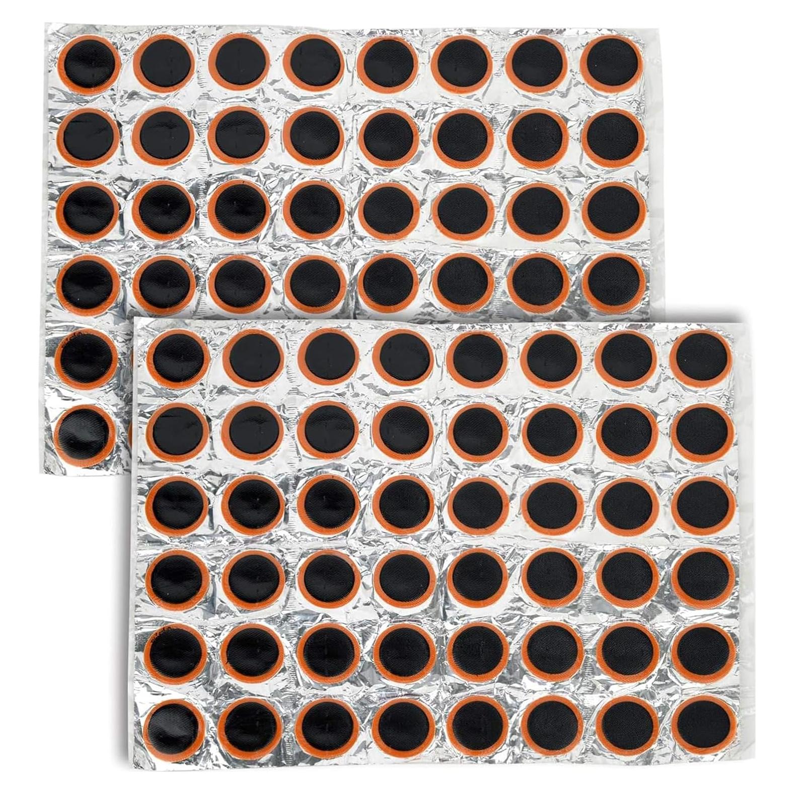 Parche de Neumático de Bicicleta TinLeJa 25mm - 96 Piezas