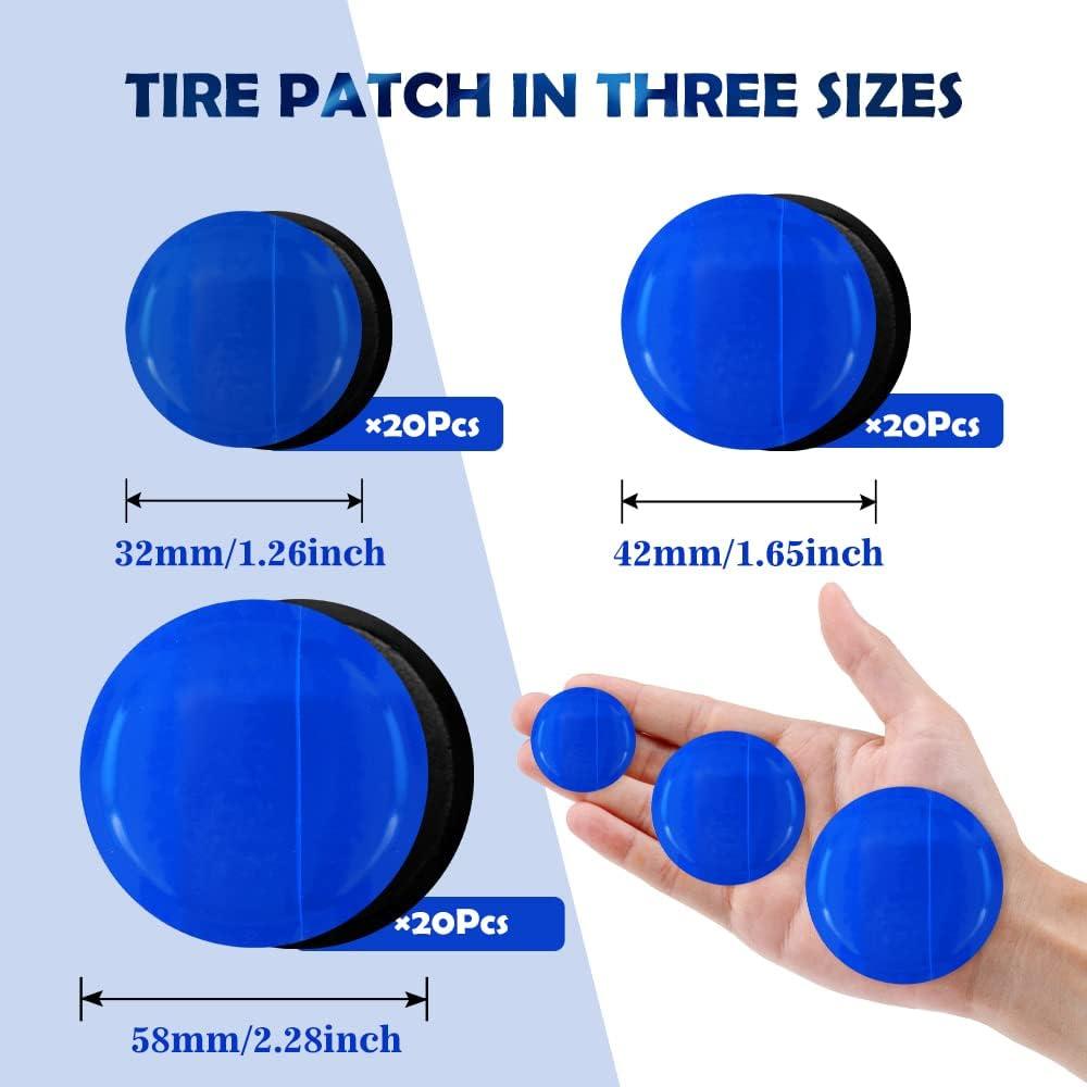 Kit de Parche para Neumáticos FHTDW 60 Piezas 32-58 mm