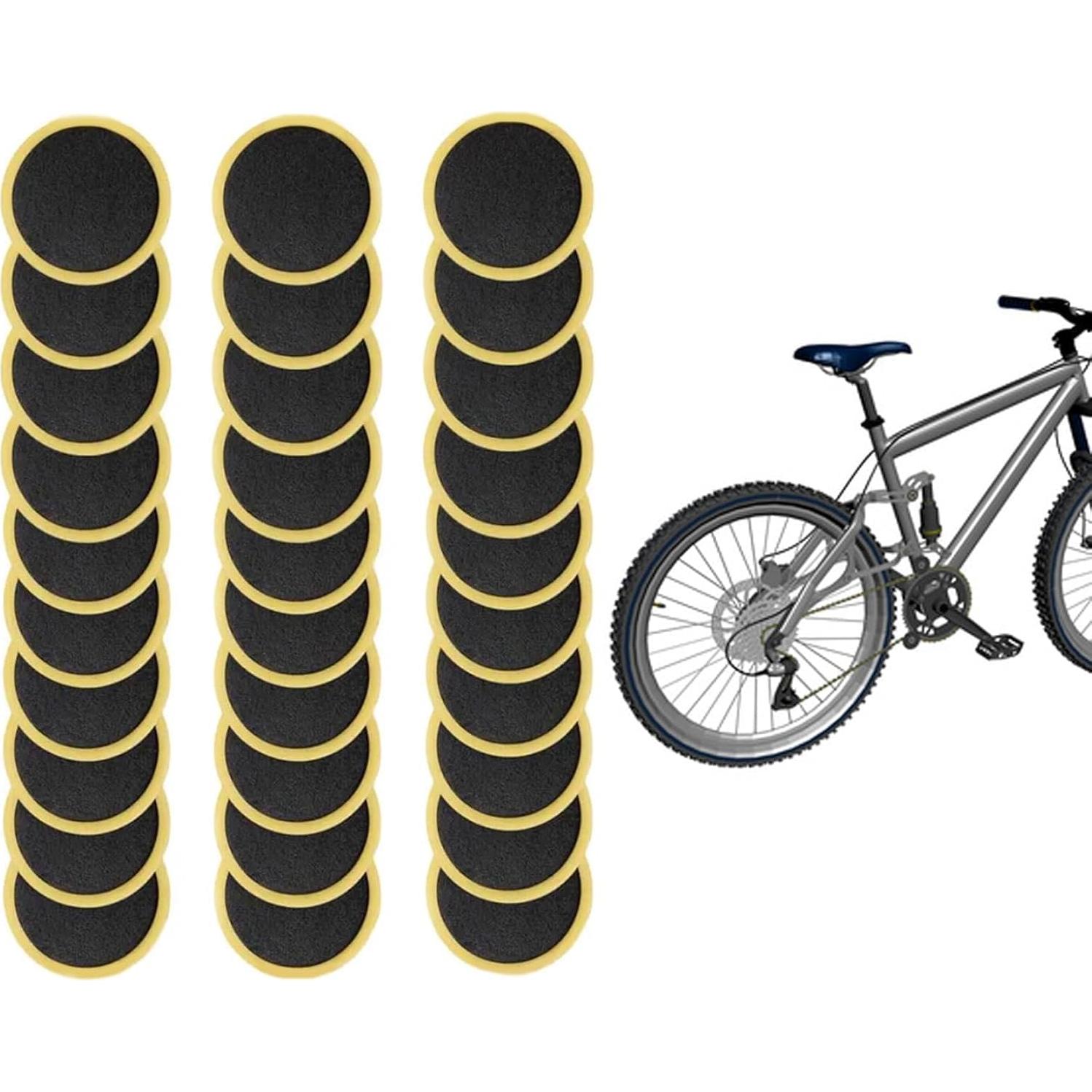 Kit de 30 Parches de Reparación Sin Pegamento Zhuluck para Bicicletas