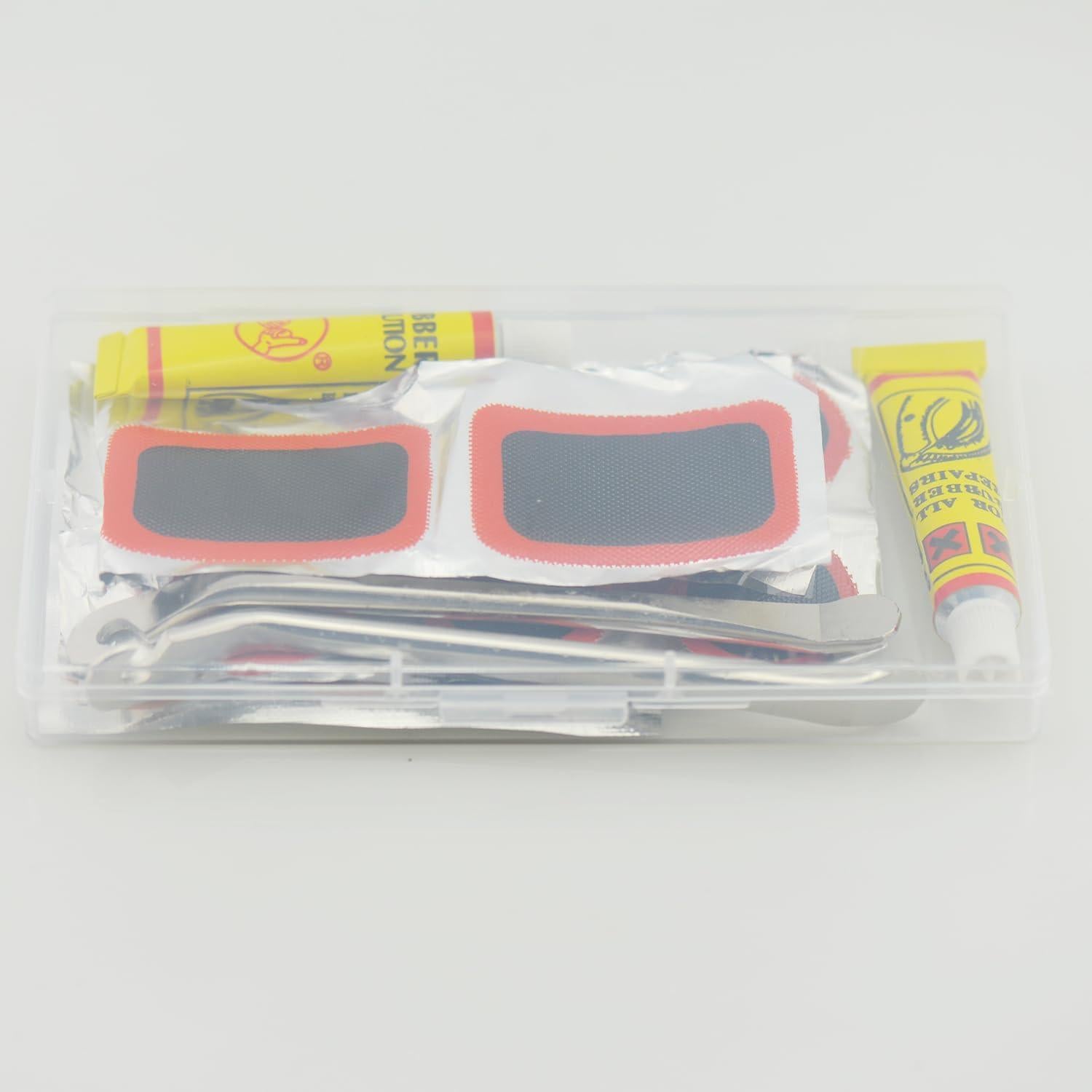 Kit de Reparación de Neumáticos de Bicicleta XIAOCUNCN 24 Parches