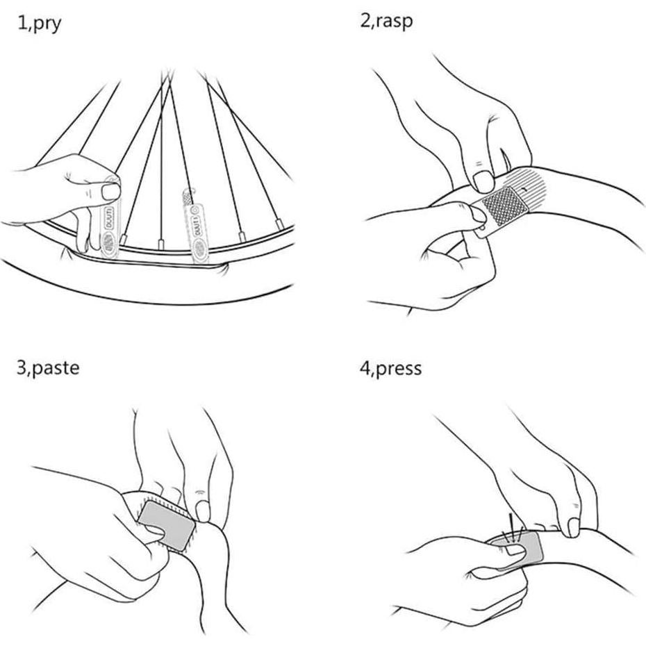 Kit de Parche para Neumáticos de Bicicleta YuanHolumid 20 Pcs