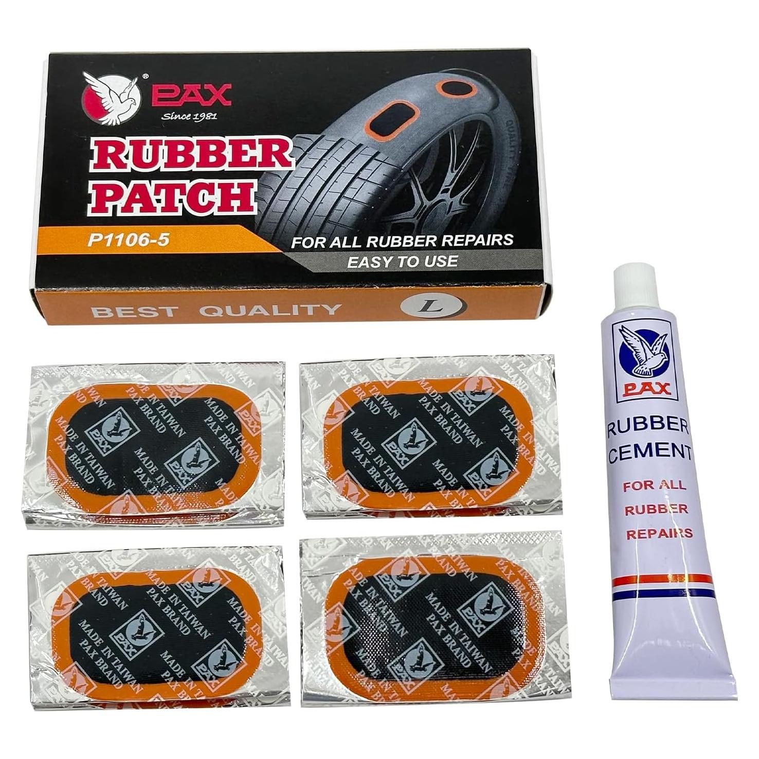 Kit de Reparación de Neumáticos PAX 24 Pcs 34x52mm Ovalados