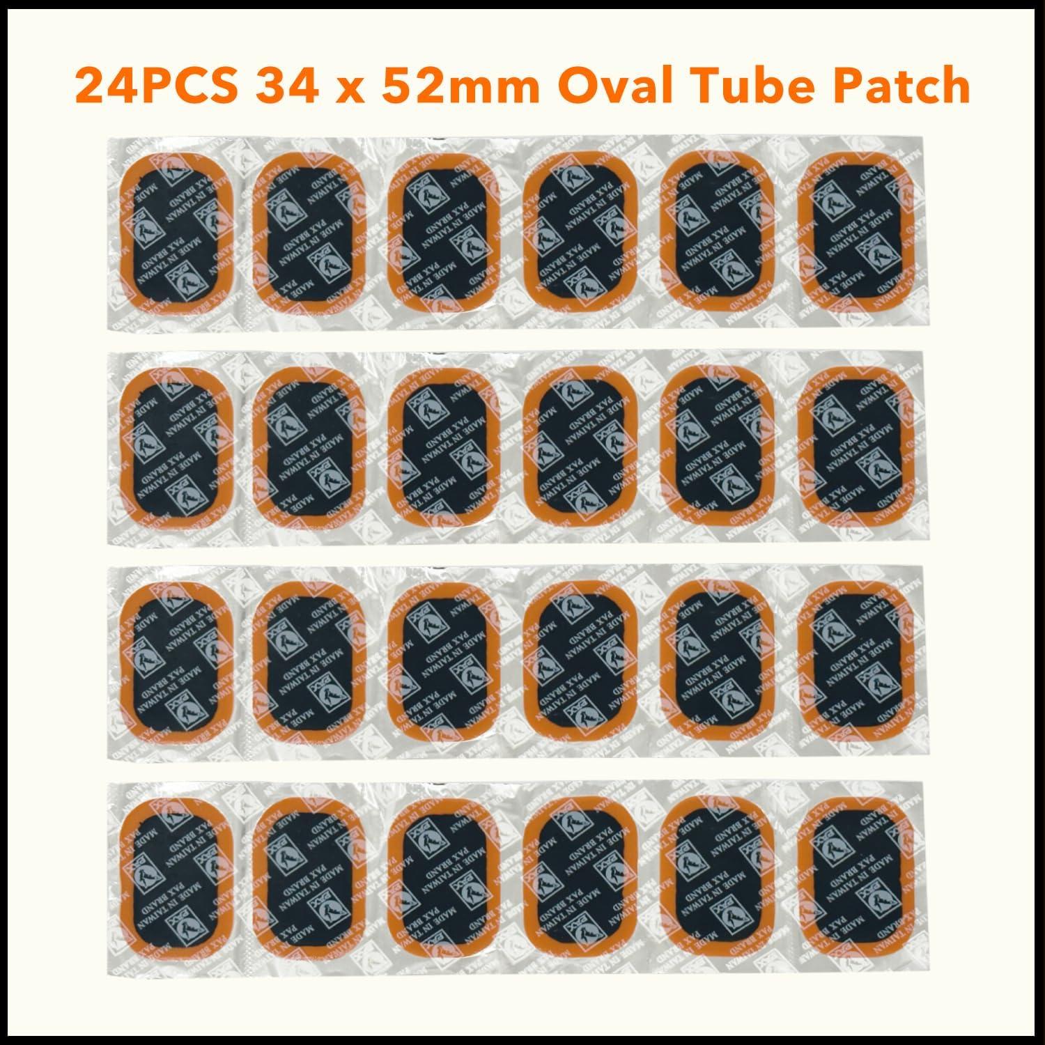 Kit de Reparación de Neumáticos PAX 24 Pcs 34x52mm Ovalados
