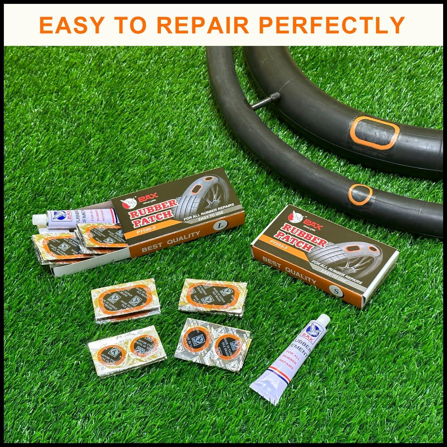 Kit de Reparación de Neumáticos PAX 24 Pcs 34x52mm Ovalados