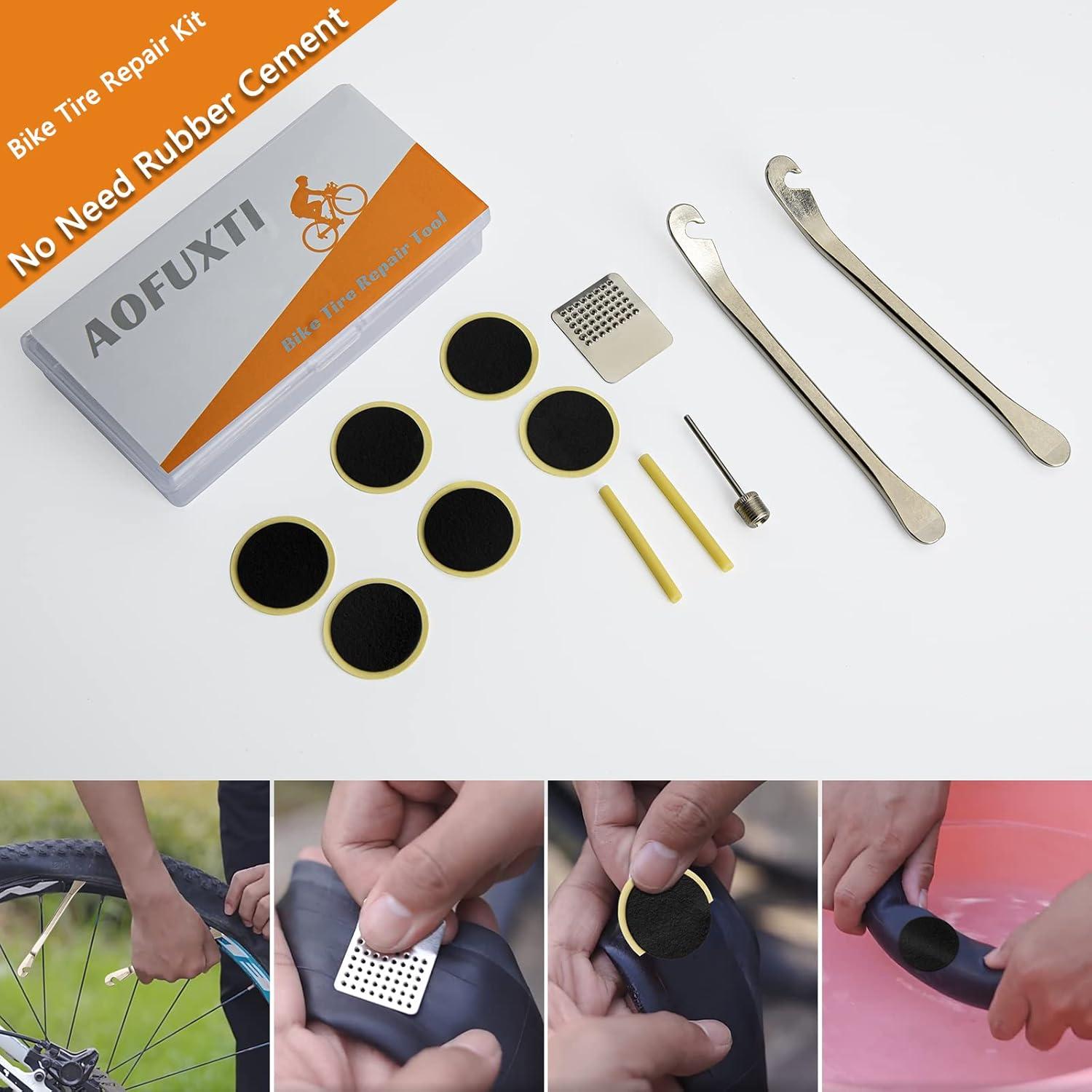 Kit de Herramientas para Bicicleta AOFUXTI 16 en 1 con Bomba 120psi