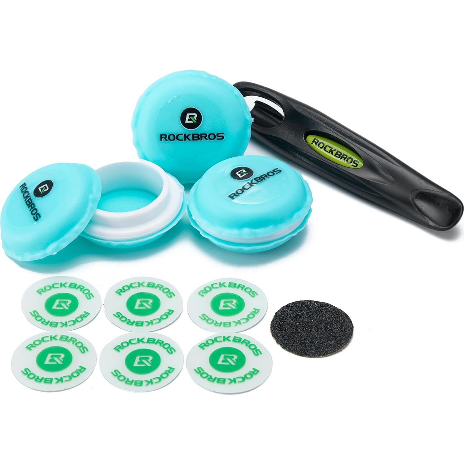 Kit de Parche para Neumáticos ROCKBROS 18 Piezas Autoadhesivo