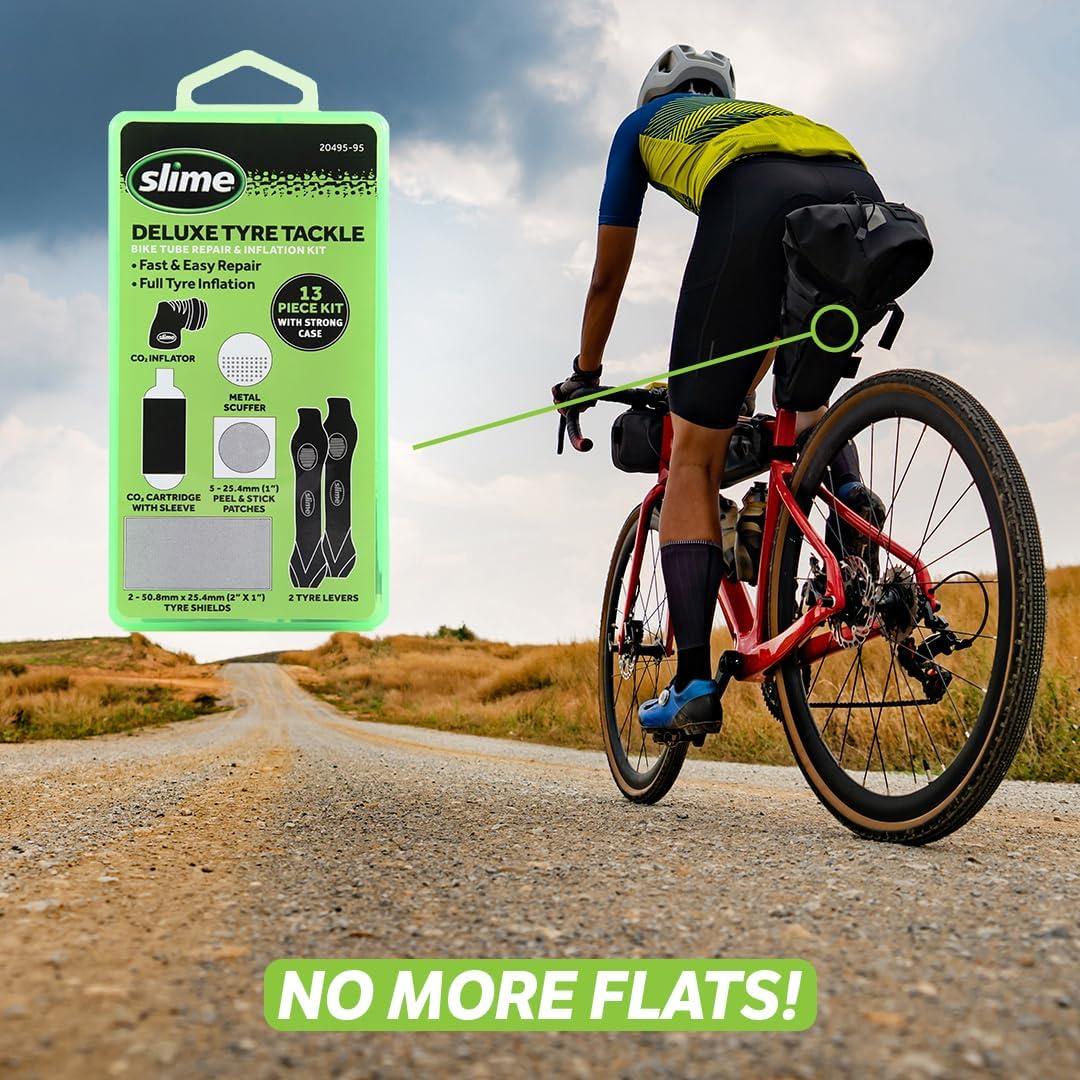 Kit de Reparación e Inflación de Neumáticos Slime Deluxe 13 Piezas