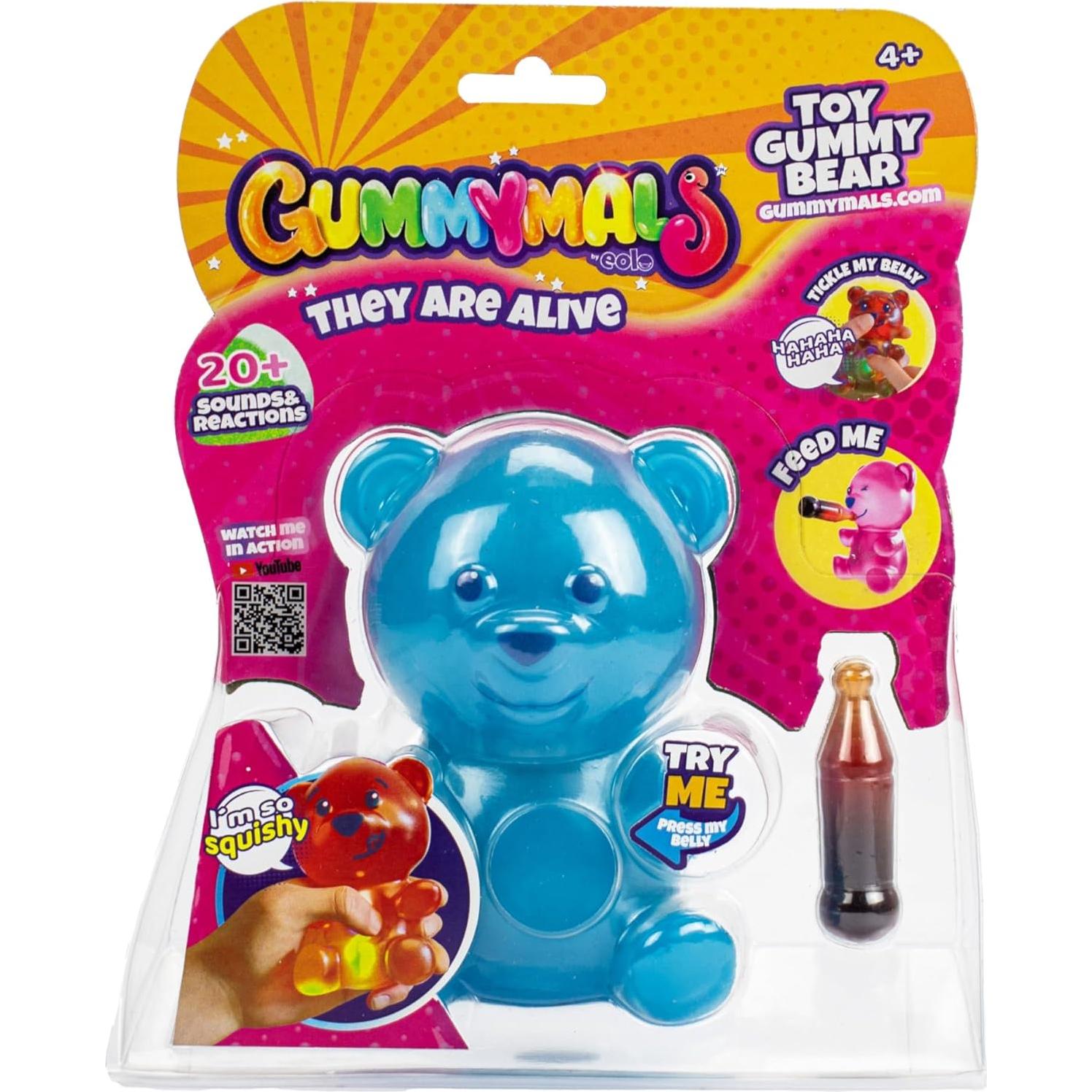 Gummymals Jiggly Azul - Mascota Interactiva con 20 Sonidos