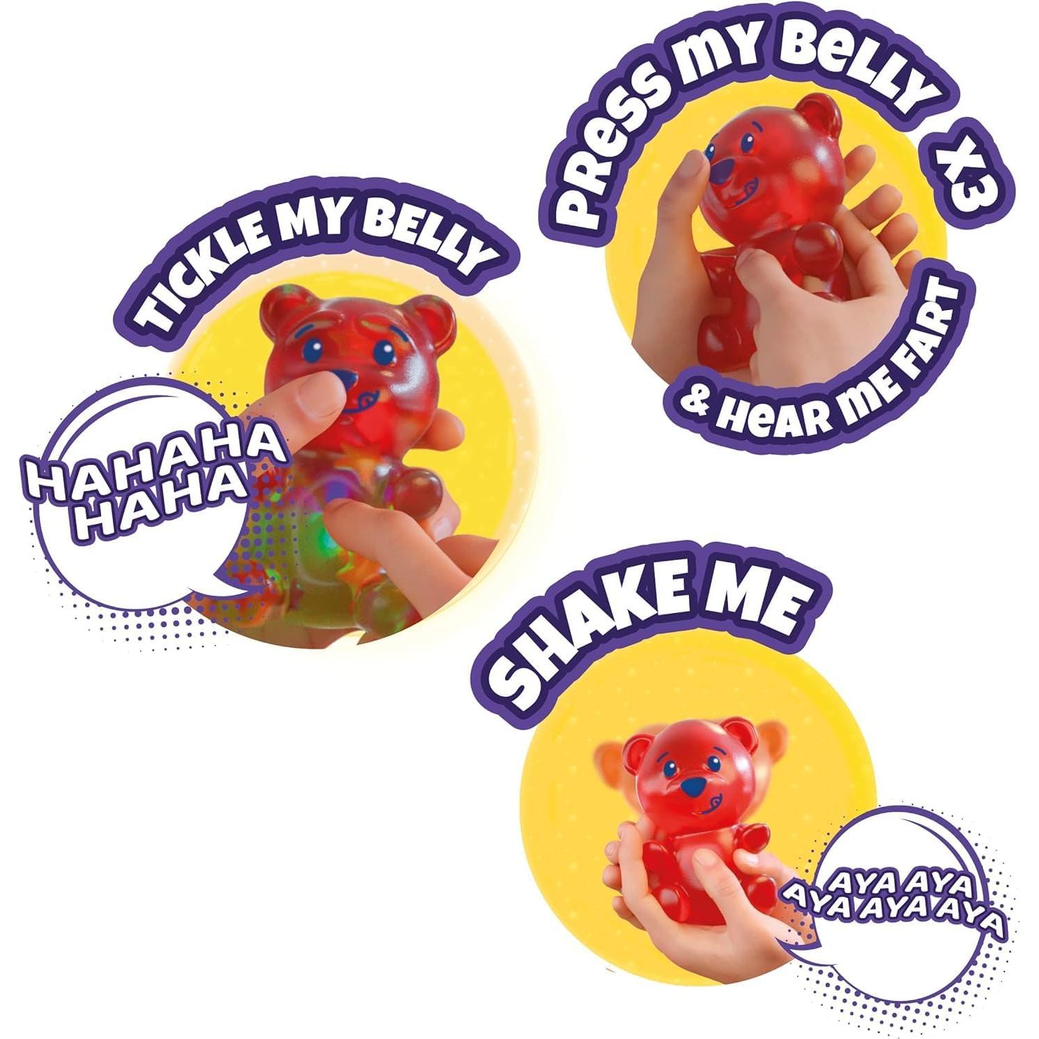 Gummymals Jiggly Azul - Mascota Interactiva con 20 Sonidos