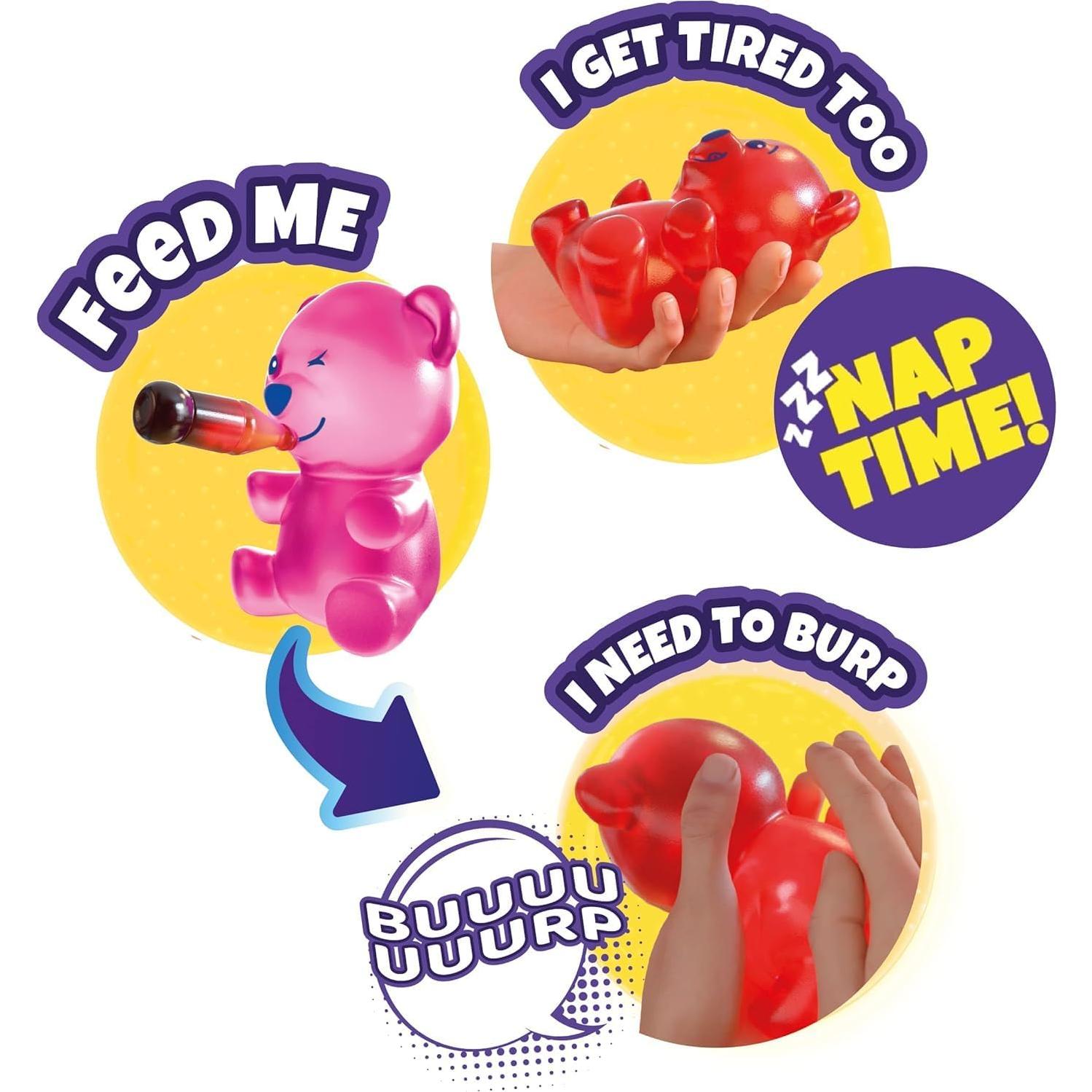 Gummymals Jiggly Azul - Mascota Interactiva con 20 Sonidos