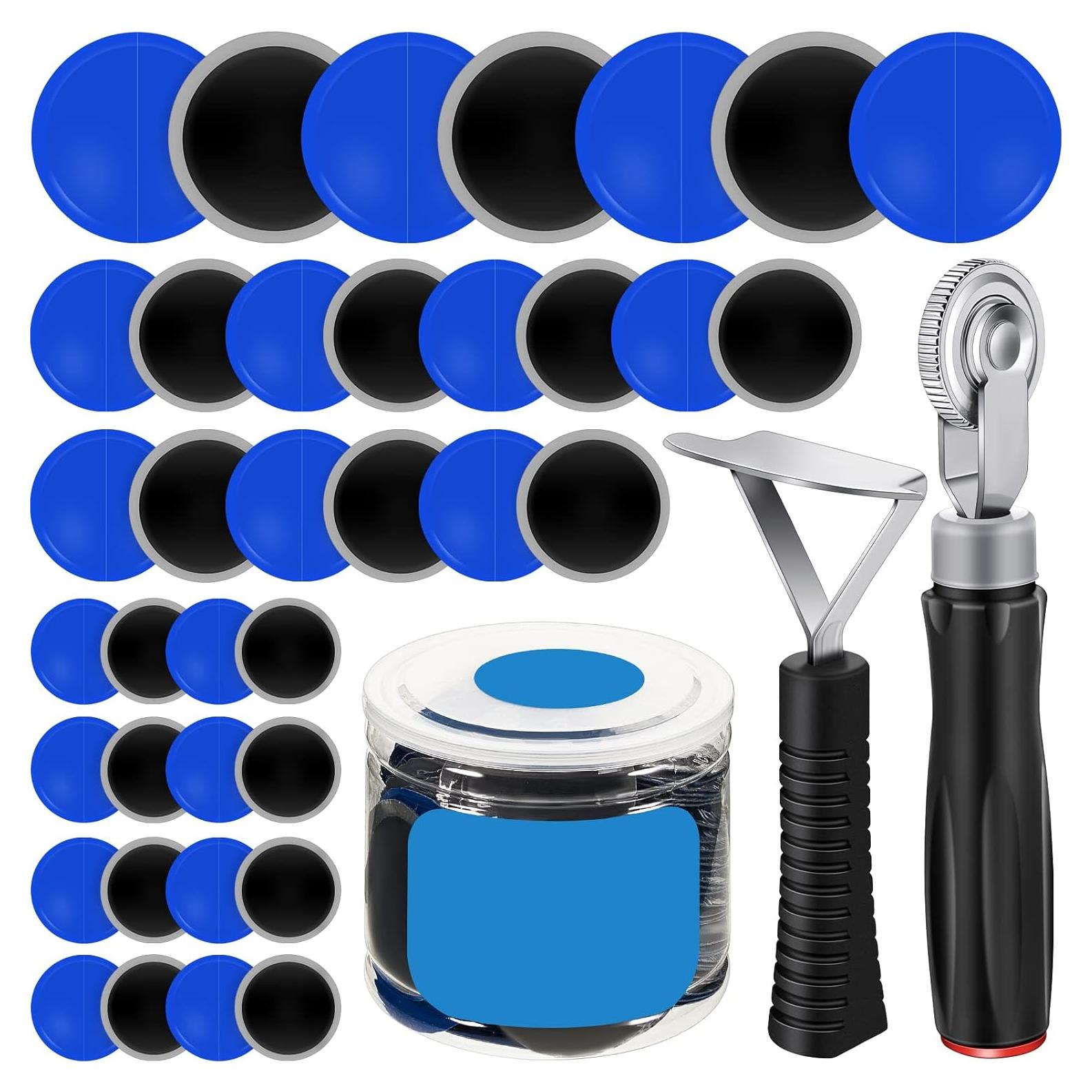 Kit de Parches para Neumáticos Tallew 90 Piezas 32-58 mm