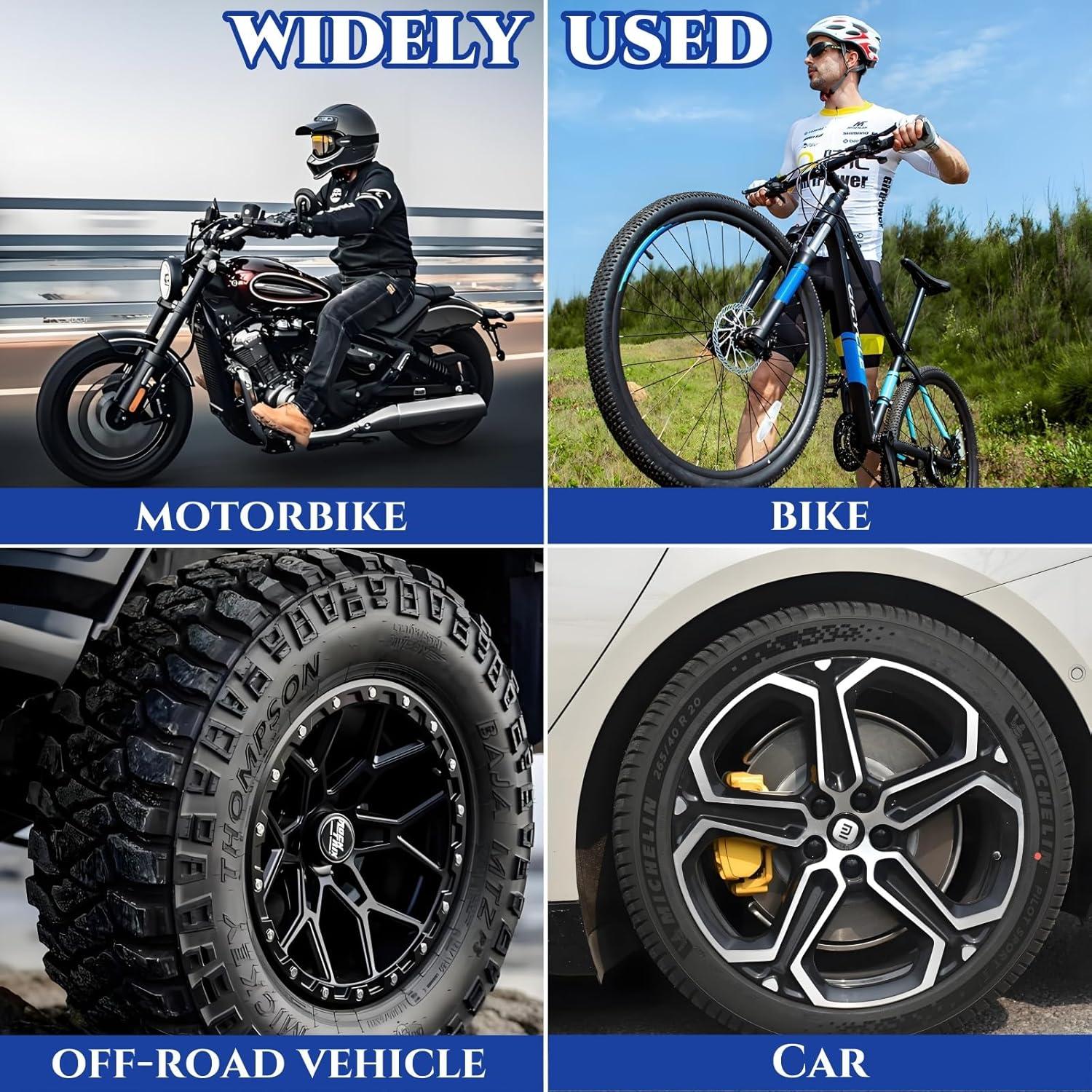 80 Parches de Reparación de Neumáticos Acshio 58mm Caucho