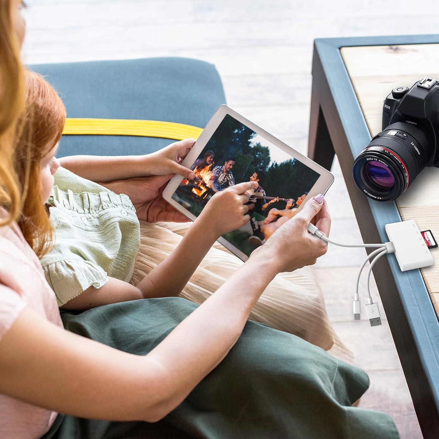 Lector de Tarjetas de Memoria JOOPSHEE 5-en-1 USB-C y SD