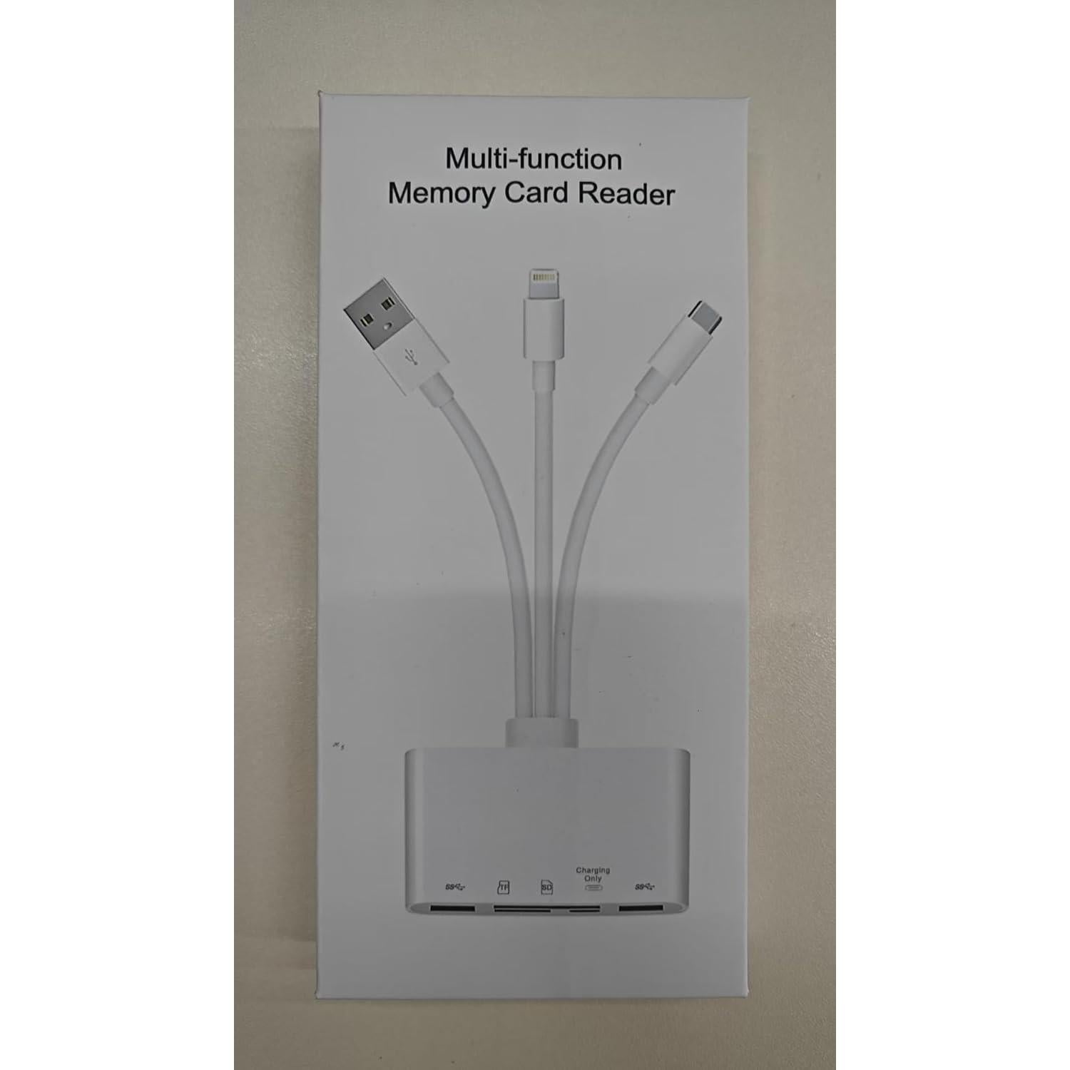 Lector de Tarjetas de Memoria JOOPSHEE 5-en-1 USB-C y SD