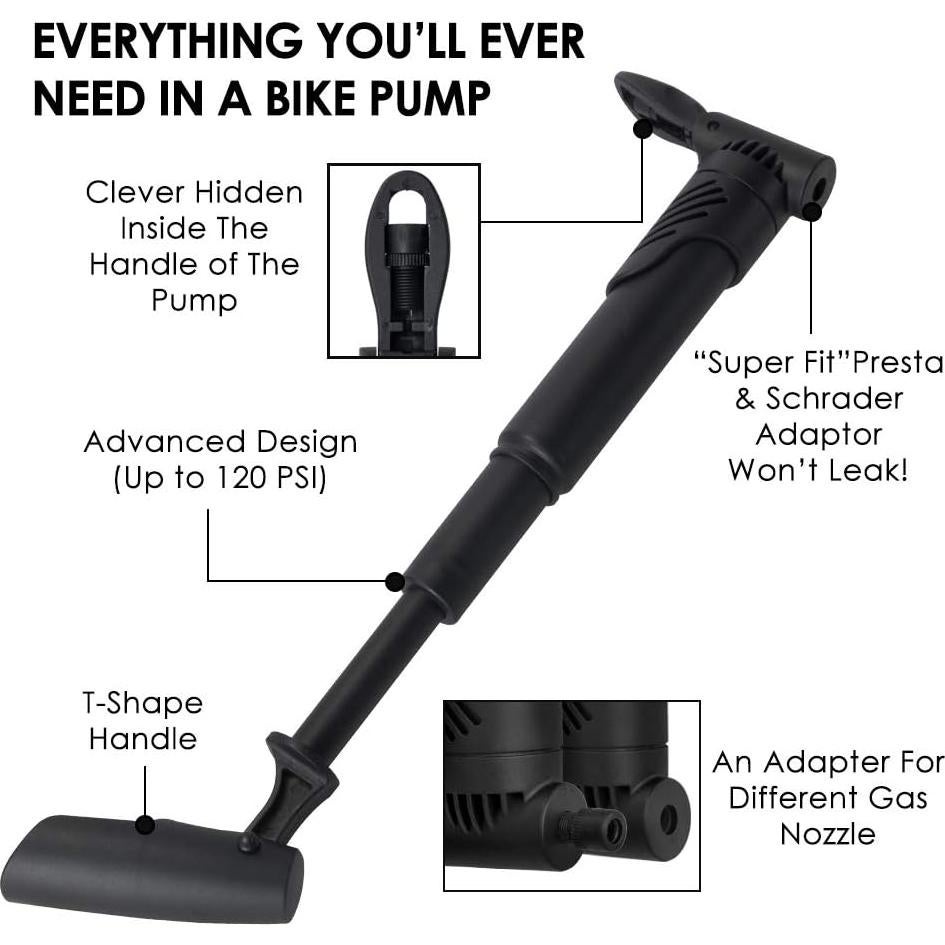 Kit de Reparación de Neumáticos de Bicicleta WOTOW 11 en 1