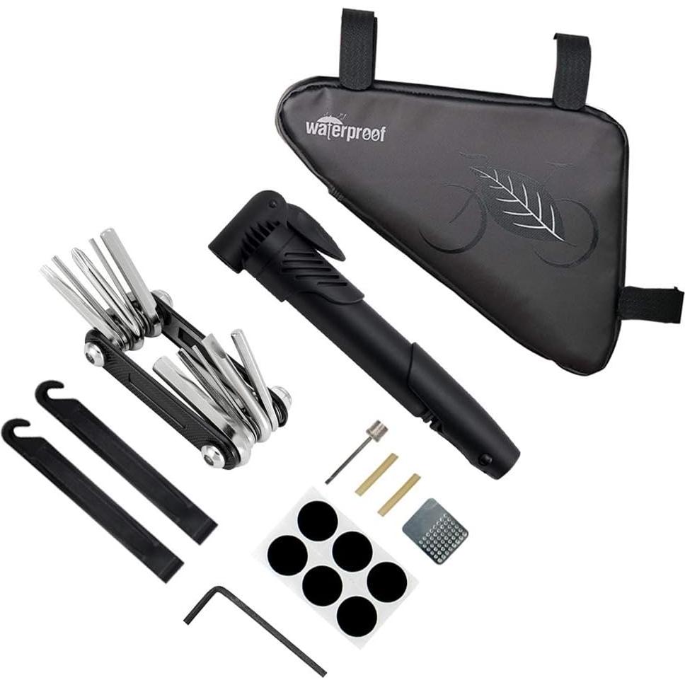 Kit de Reparación de Neumáticos de Bicicleta WOTOW 11 en 1