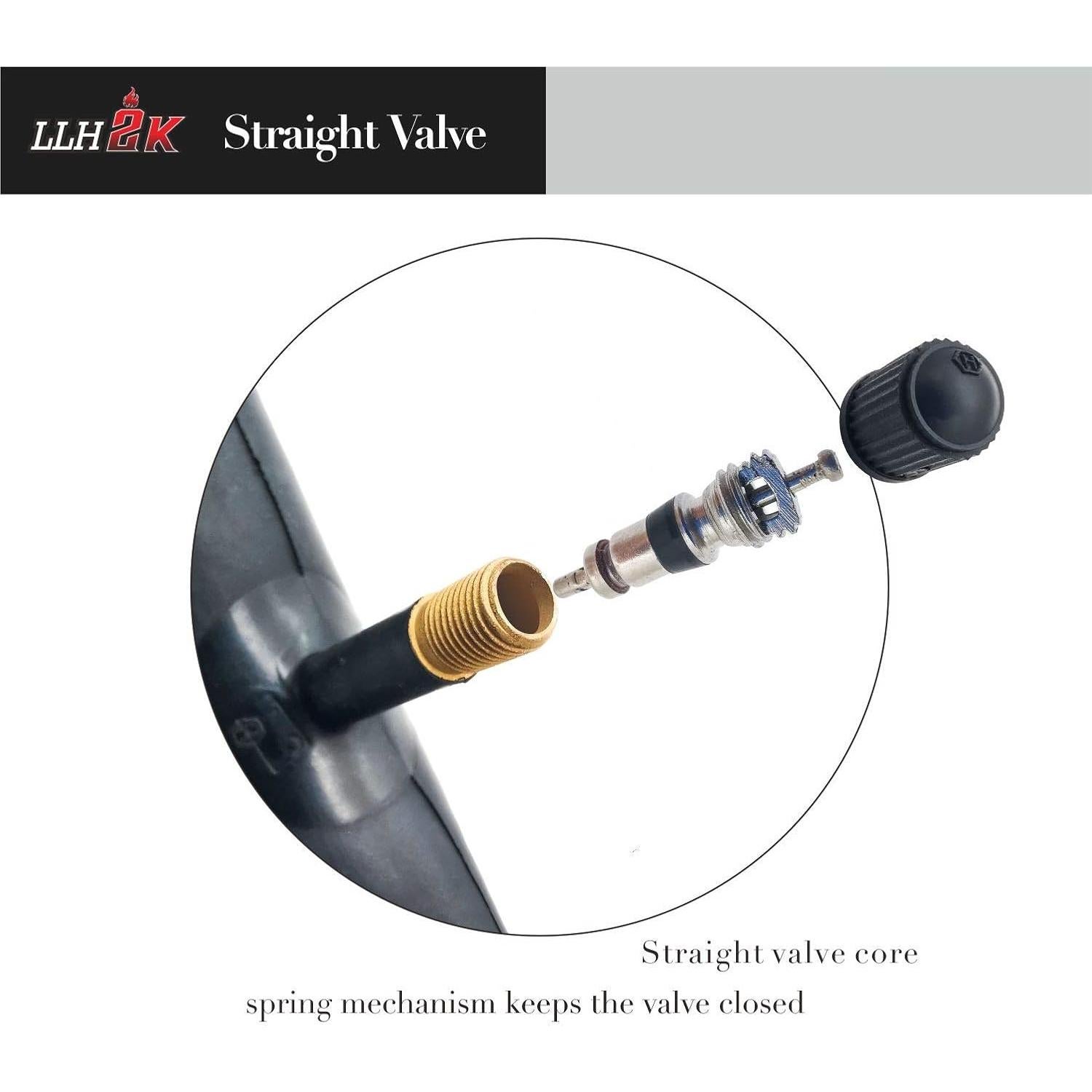 Tubo de Bicicleta 20" LLH2K 1.75-2.125 con Kit de Reparación