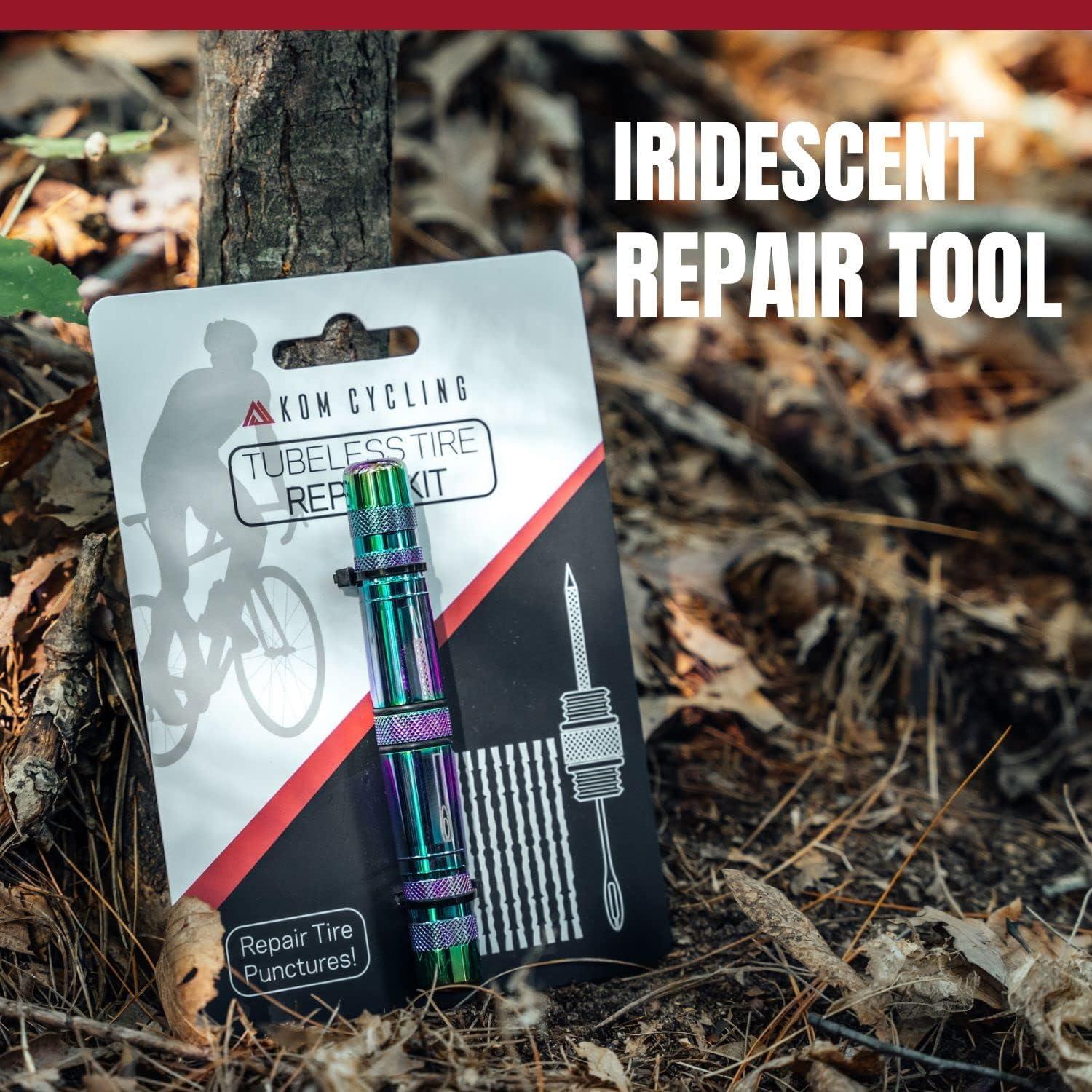 Kit de Reparación de Neumáticos Tubeless KOM Cycling TRT - 8 Colores