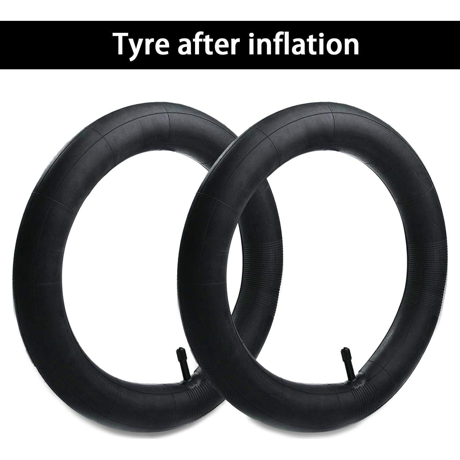 Paquete de 2 Tubos Internos de Bicicleta Listenman 18" x 1.75/1.95/2.15