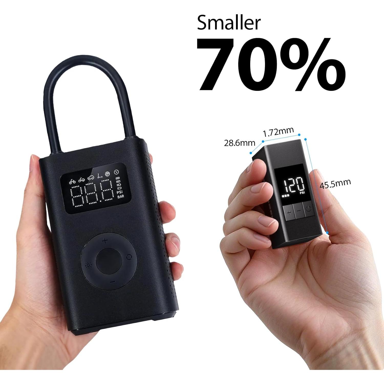 Bomba de Bicicleta Eléctrica BSCOBBER A3S 120PSI Mini Portátil