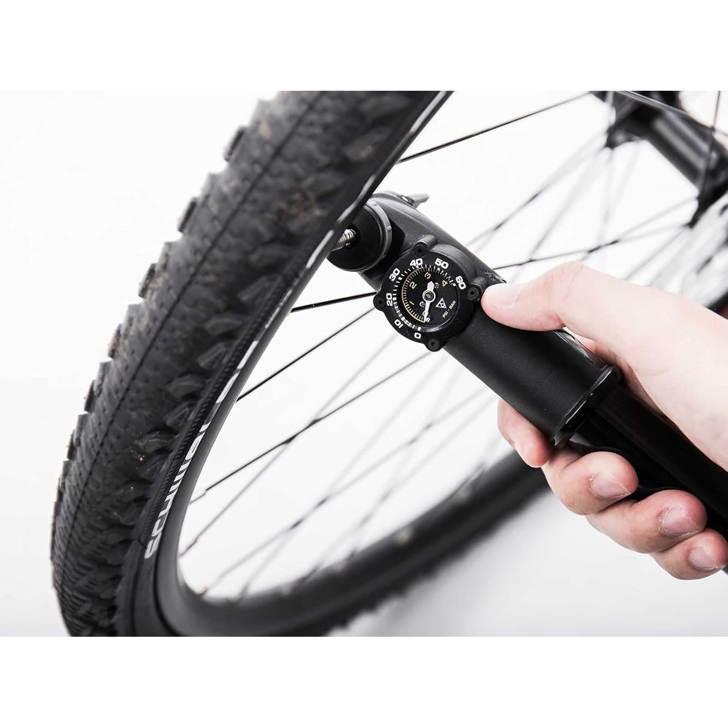 Bomba de Bicicleta Topeak Mountain DA con Manómetro 60 psi