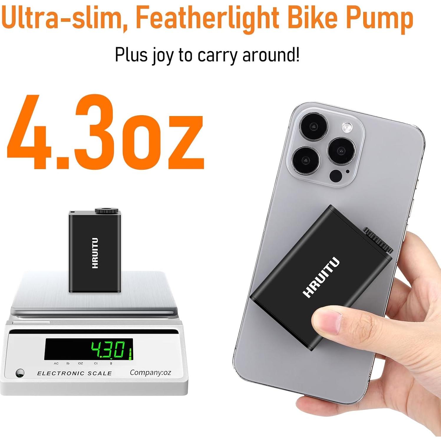 Mini Bomba de Aire Eléctrica HRUITU SP-AP-101 120 PSI