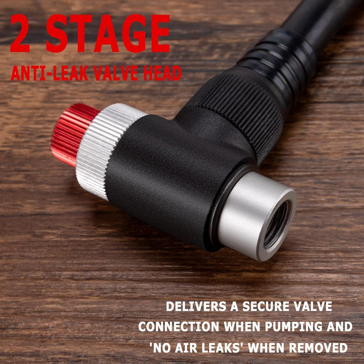 Bomba de Choque Manual GEWAGE para Bicicletas - 300 PSI