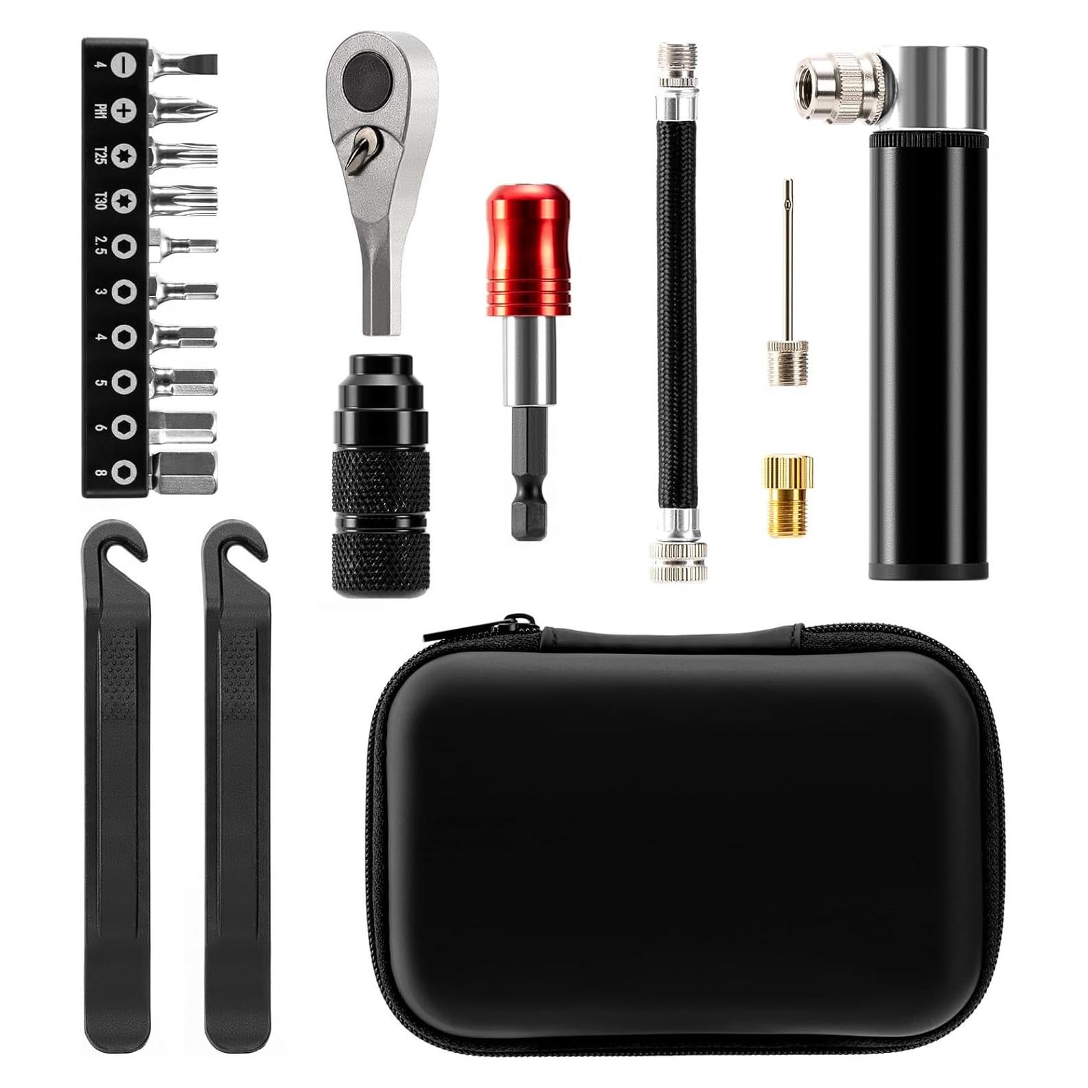 Kit de Herramientas Multifuncional WINFAVO con Mini Bomba