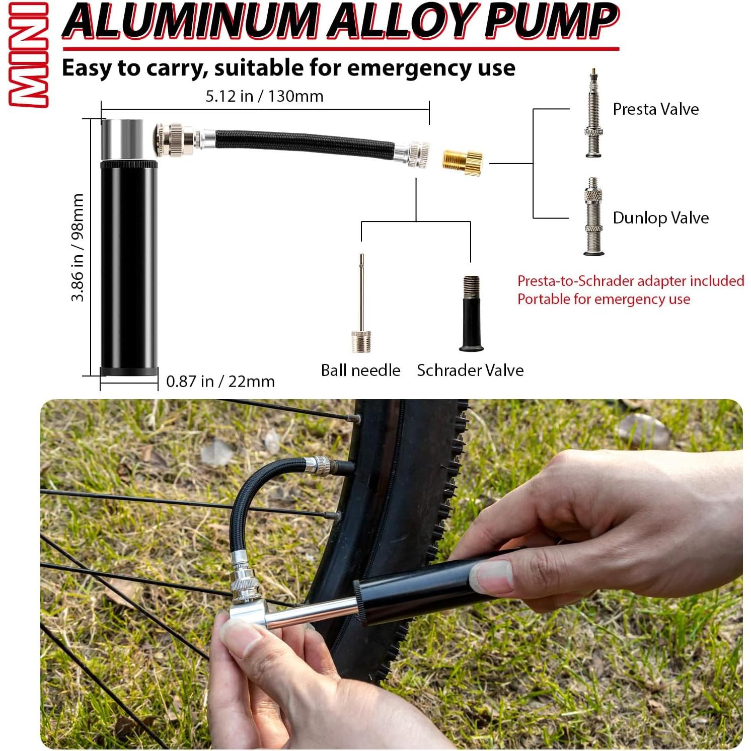 Kit de Herramientas Multifuncional WINFAVO con Mini Bomba