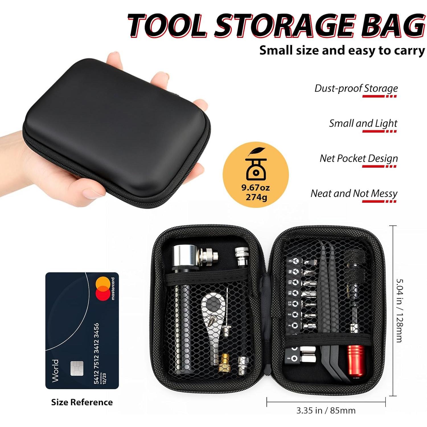 Kit de Herramientas Multifuncional WINFAVO con Mini Bomba