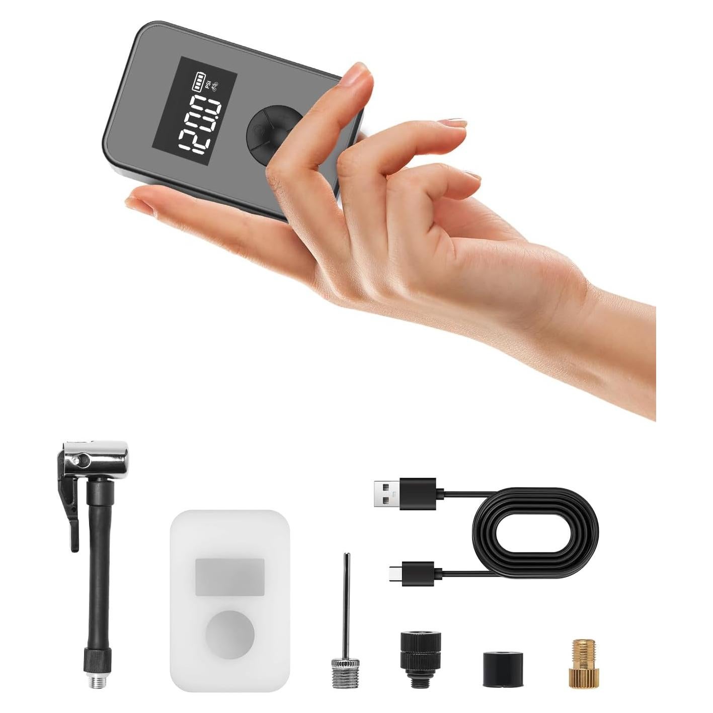 Mini Bomba Eléctrica Yearntour K2 para Bicicletas y Motos