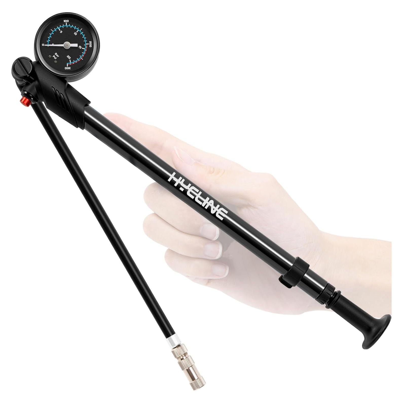 Bomba de Choque Hycline 300 PSI para Bicicleta de Montaña