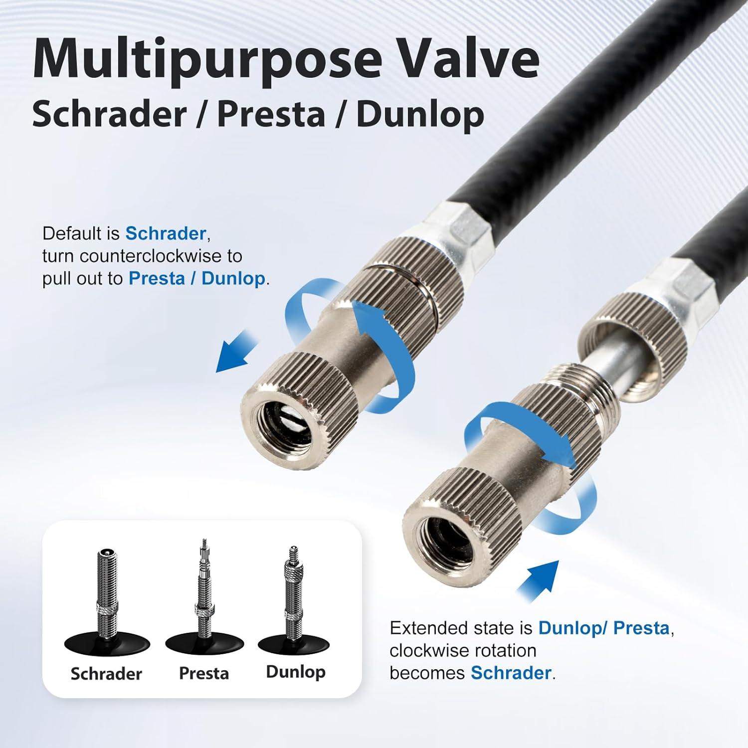 Bomba de Choque Hycline 300 PSI para Bicicleta de Montaña