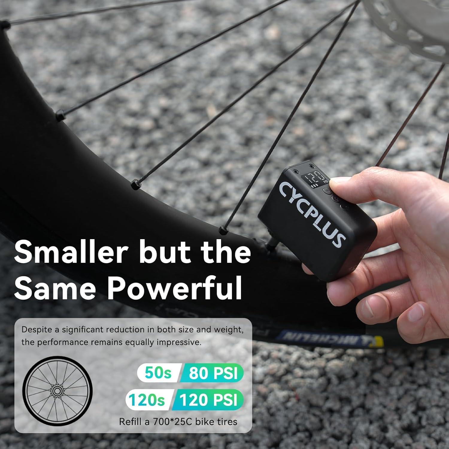 Bomba Eléctrica de Bicicleta CYCPLUS AS2 Ultra 120 PSI