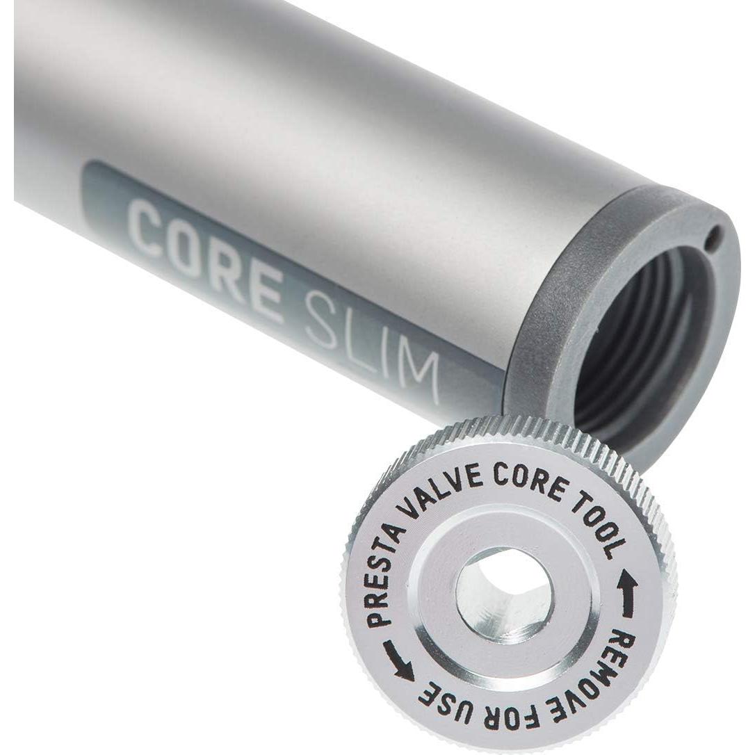 Bomba Mini de Bicicleta Blackburn Core Slim 120 PSI Plata